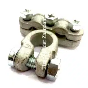 Accupoolklem dubbel +