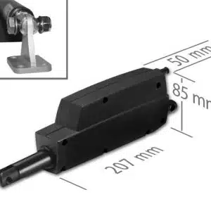 Actuator LA12 12V 4.6A-vergrendeld/niet parallel
