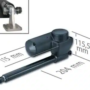 Actuator LA30 12V 14A-vergrendel/niet parallel