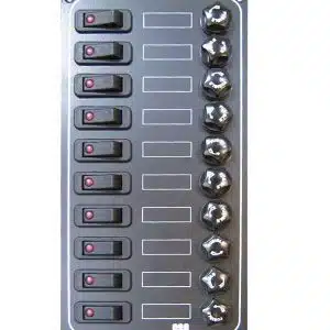 Asa Schakelpaneel 10v. Zwart