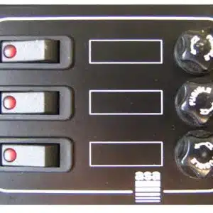 Asa Schakelpaneel 3v. Zwart