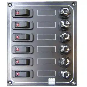 Asa Schakelpaneel 6v. Zwart