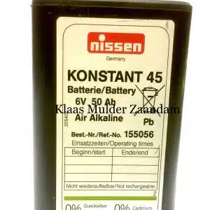 BLOKBATTERIJ+VEER 6V 50AH 12