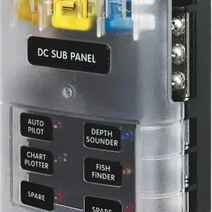 Blue sea zekeringdoos 6V+Aardstrip