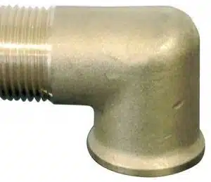 Bocht 90 gr.binnen/buitendraad 1"