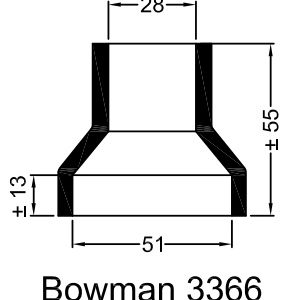 Bowman manchet 3366