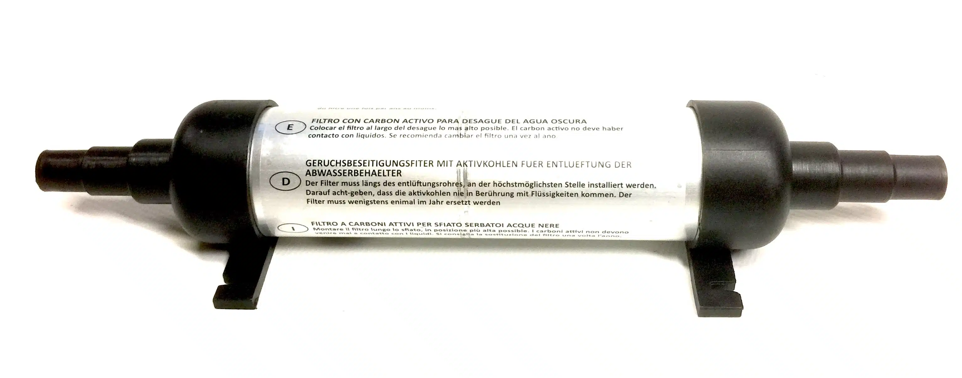 Carbon filter voor vuilwatertank