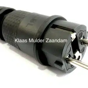 Contactstop stekker+ M.R.A. Kunststof ♂