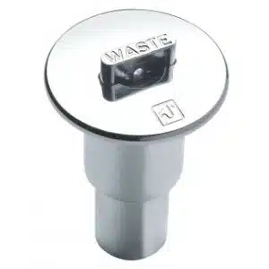 Dekdop "wc" messing, CAPWC38