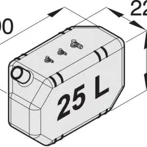 Dieselbrandstoftank FTANK25