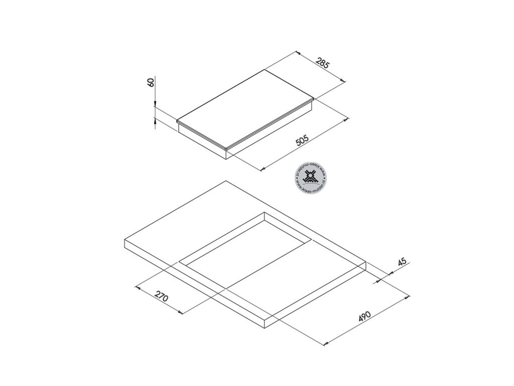 Flush Mount Keramische Pits Kookplaat V Touchscreen Contol Klaas