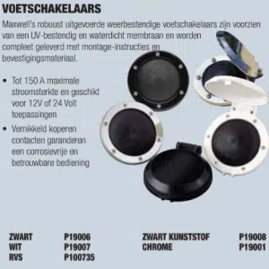 Foot Switch, stainless P100735