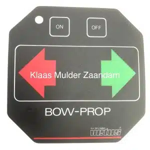 Frontfolie, paneel boeg BP105