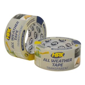 HPX All Weather Tape - transparant 48mm x 25m