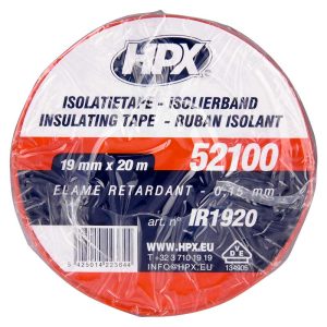 HPX PVC Isolatietape VDE - rood 19mm x 20M