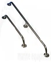 Handreling RVS L=1200mm met middensteun