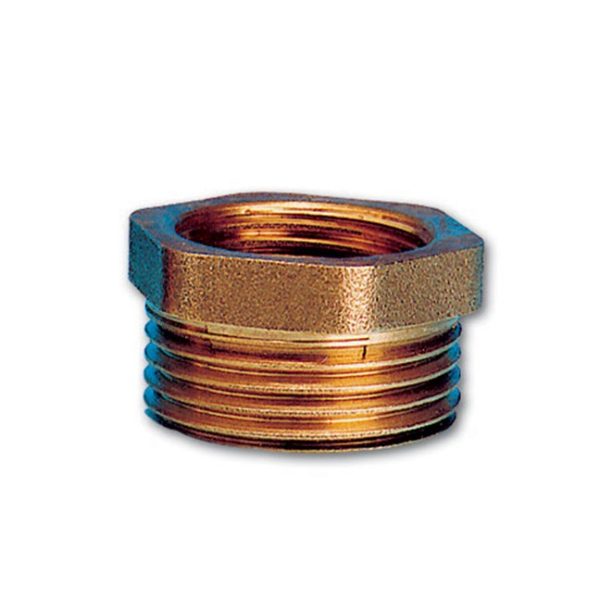 Hollex Verloopring brons 1/2"x3/8" binnen-buiten