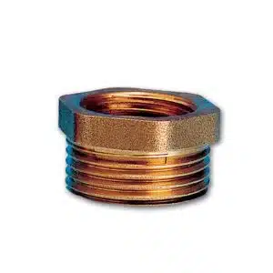 Hollex Verloopring brons 1"x3/4" binnen-buiten
