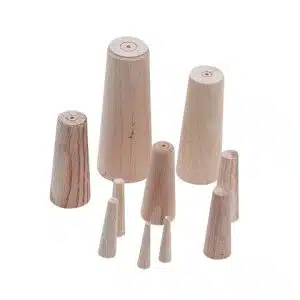 Houten pluggen (10st gesorteerd 8-38mm)