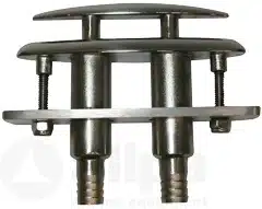 Klamp verzinkbaar RVS mod.6"