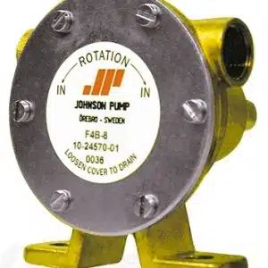 Koelwaterpomp F4B-8 3/8" Glijringafdichting+ RVS-deksel