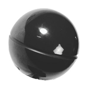 Kogelknop D 40 mm zwart RC08B