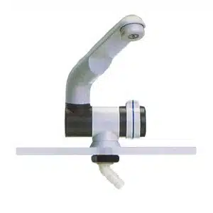 Kraan wit met schakelaar