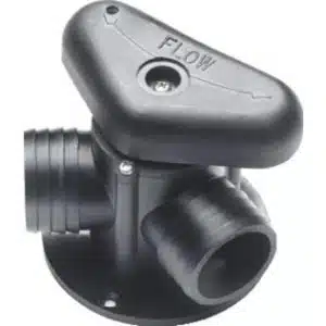 Kunststof 3-weg kraan VALVE38