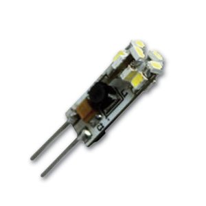 LED G4 10-30V / 0,6W warm wit 12 LEDS back pin