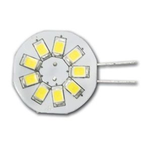 LED G4 10-30V / 1,5W warm wit 9 LEDS side pin
