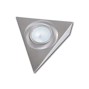 LED Opbouwspot rvs Triangel 10-30V 1,6W ww