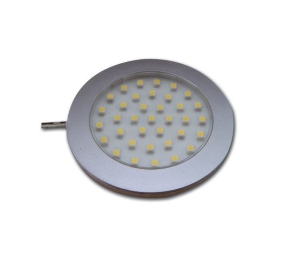 LED Spot metaal 10-30V 2,8W warm wit ø68mm