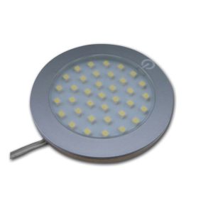 LED Spot metaal aan/uit 12-24V 2,8W warm wit ø68mm
