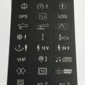 Labels voor paneel P8F P8F012