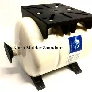 Losse druktank wit 8 liter + bevestigingsplaat