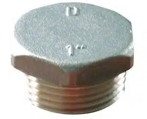 Messing PLUG buitendraad 21/2"