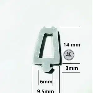 Mtr. klapraamrubber MX004