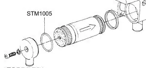 O-ring voor pijpenbundel in w.w. m3/m4 STM1005