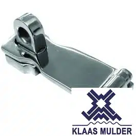 Overval sluiting RVS omgekeerd L=75mm #104