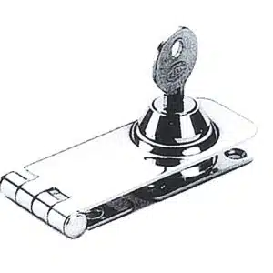 Overval sluiting rvs 30mm afsluitbaar