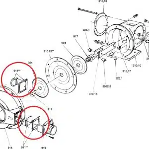 RM69 Kleppen set Pomp
