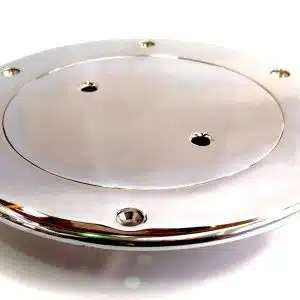 RVS schroefdeksel met oliebestendige O-ring Ø127mm