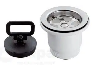 Rechte afvoer 1 1/2" voor spoelbak