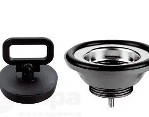 Rechte afvoer 1 1/4" met stop.