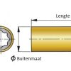 Rubber lager voor as RL13/8PH