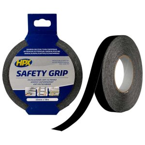 Safety Grip - zwart 25mm x 18M