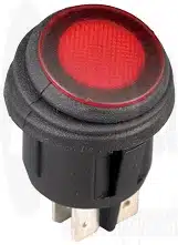 Schakelaar met LED-indicator 3-pol. ON - OFF; IP65