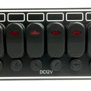 Schakelpaneel waterdicht 8 pos.