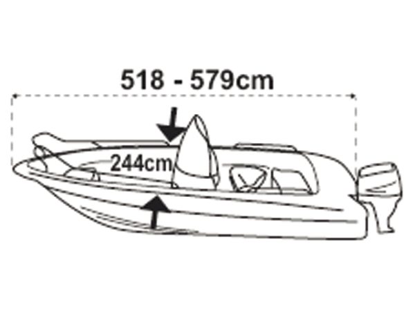 SeaCover 4 dekzeil, 518-579x244cm