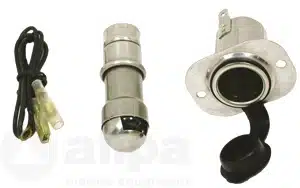 Sigarettenaansteker RVS met verlichting